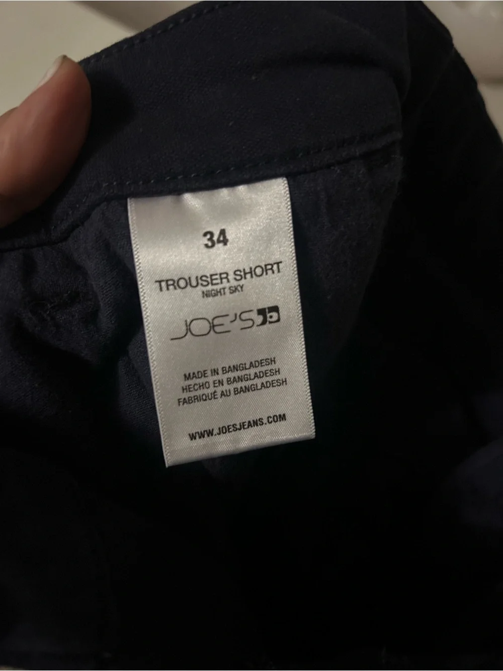 Joe's Jeans Men's Navy Flat-Front Shorts